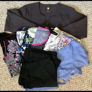 8 piece women’s scrub lot s/xs